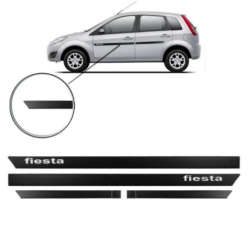 Kit Friso Lateral Fiesta 2005/ 4P Com Nome