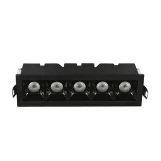 DOWNLIGHT LED EMBUTIR EVON 38° 100-240V 10W 3000K IRC90 PRETO