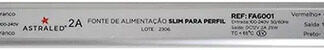 FONTE DE ALIMENTAÇÃO SLIM P/PERFIL 2A24W 100-240V DC12V