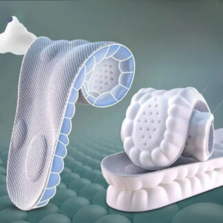 Kit 2 Pares Palmilha Ortopédica 4d Conforto Absoluto Macia